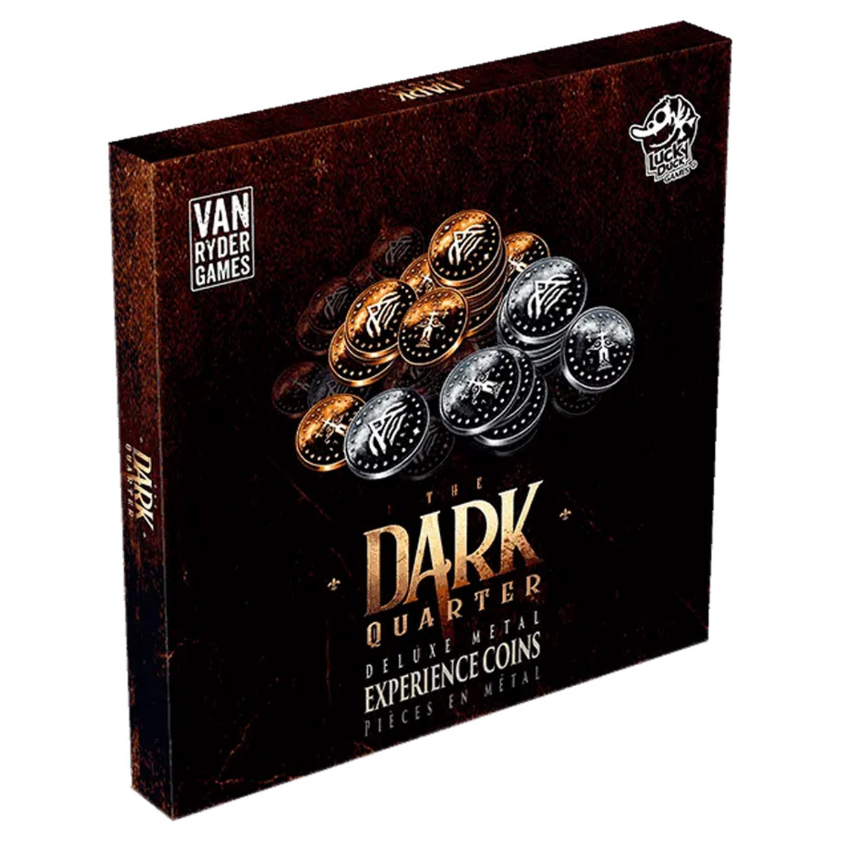 Lucky Duck Games The Dark Quarter: Deluxe Metal Experience Coins