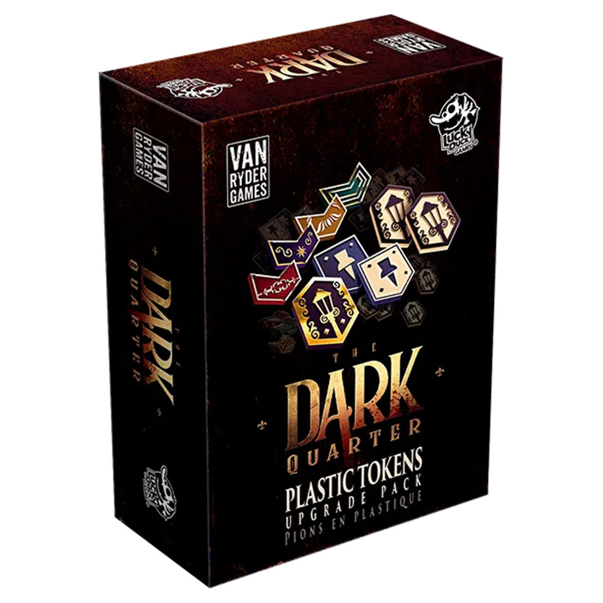 Lucky Duck Games The Dark Quarter: Plastic Tokens Upgrade Pack