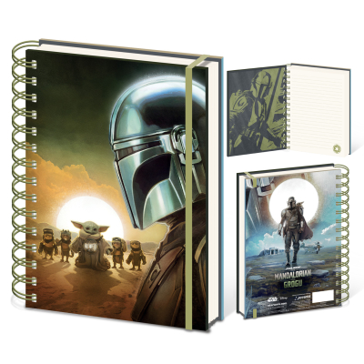 Mandalorian a Grogu blok A5 (Sunset) DPL10