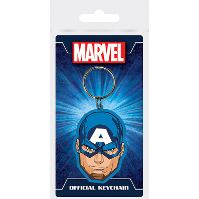 Marvel gumová klíčenka Captain America