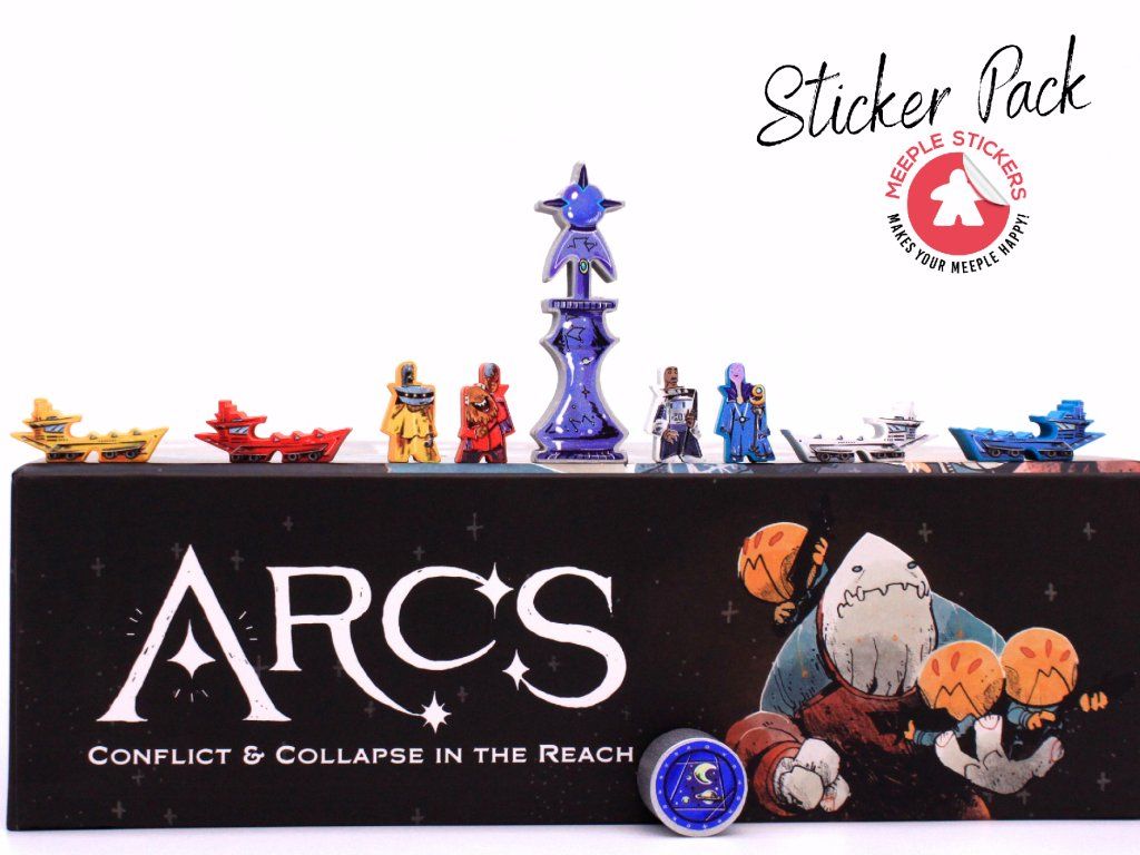 MeepleStickers Samolepky pro Arcs (Arcs Stickers)