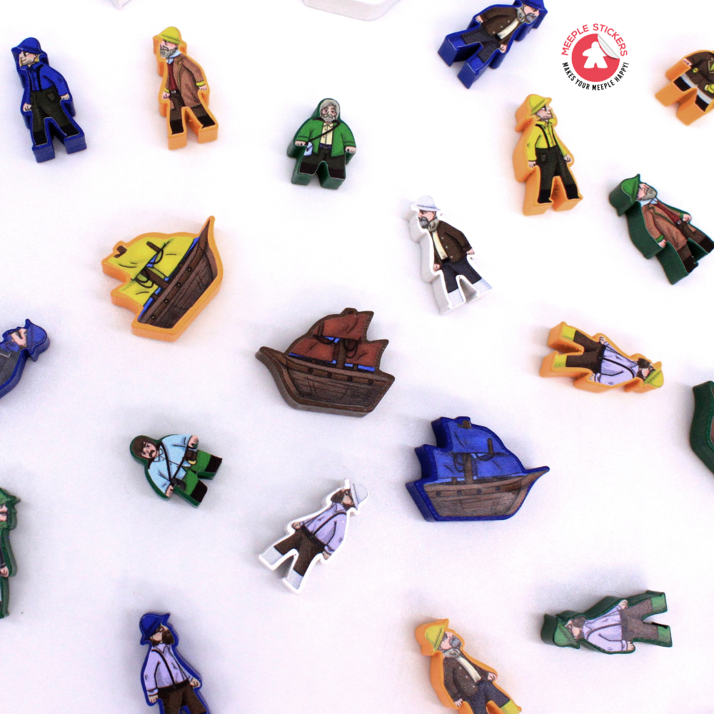 MeepleStickers Samolepky pro Darwinovy cesty (Darwin’s Journey Stickers)