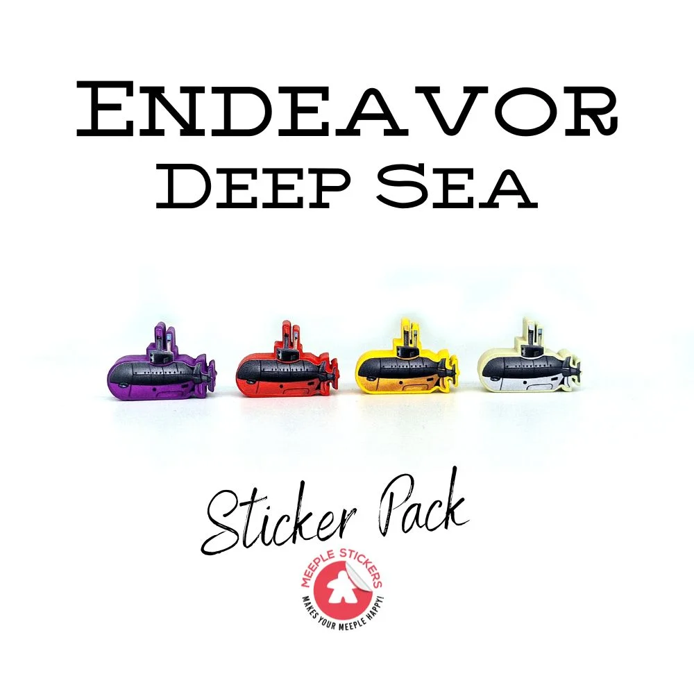 MeepleStickers Samolepky pro Endeavor: Hlubiny moří