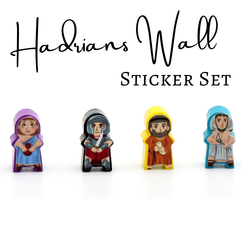 MeepleStickers Samolepky pro Hadriánův val (Hadrian's Wall Stickers)