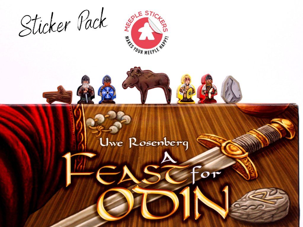 MeepleStickers Samolepky pro Hostina pro Ódina (A Feast for Odin Stickers)