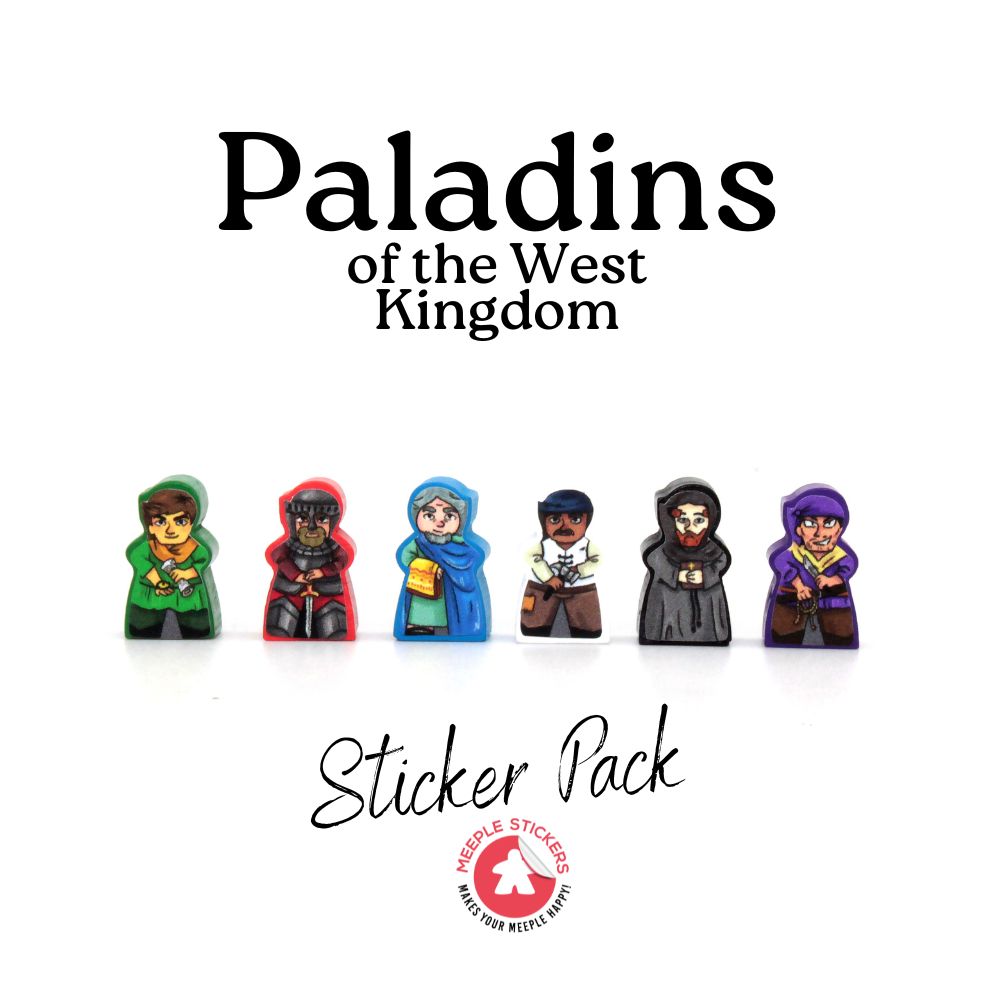MeepleStickers Samolepky pro Paladinové Západního království (Paladins of the West Kingdom Stickers)