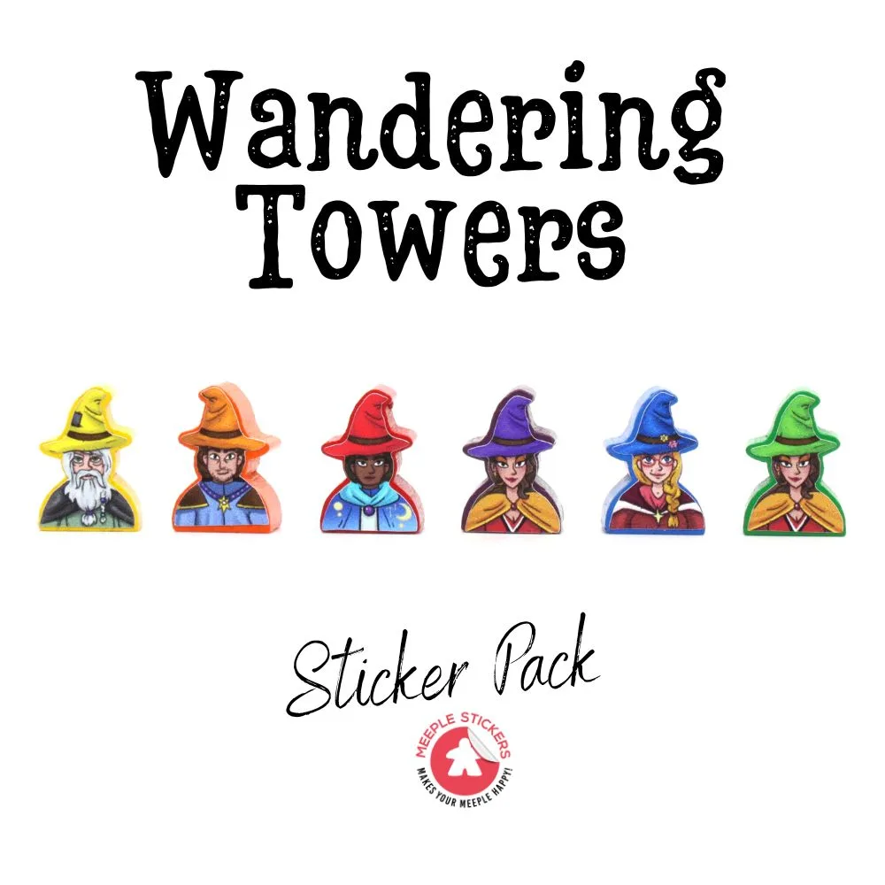 MeepleStickers Samolepky pro Toulavé věže