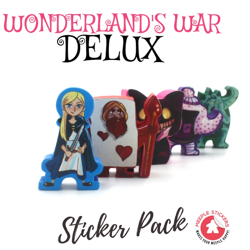 MeepleStickers Samolepky pro Válka v Říši Divů Deluxe