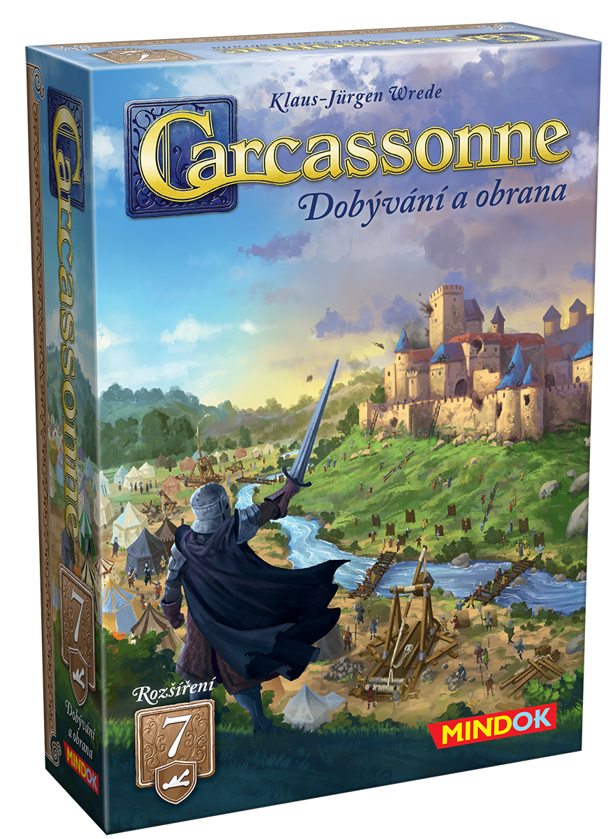Mindok Carcassonne rozšíření 7: Dobývání a obrana (2025)