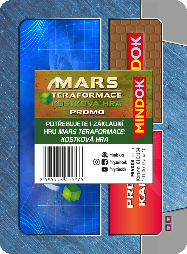 Mindok Mars: Teraformace – Kostková hra (promo balíček)