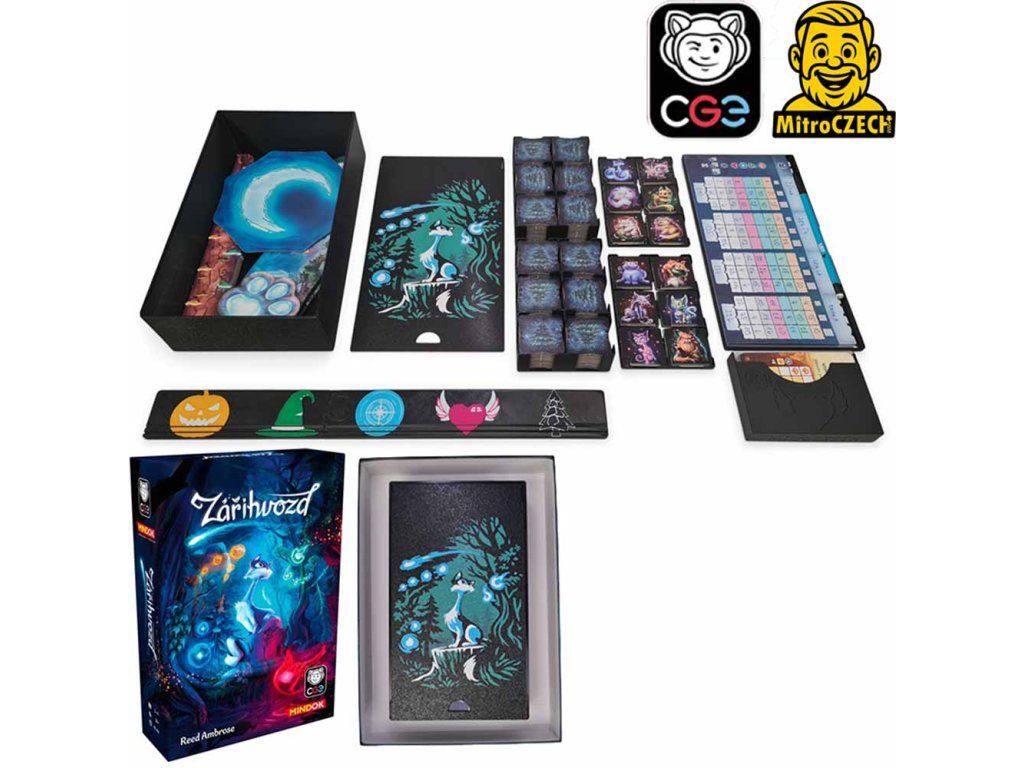 MitroCZECH Zářihvozd - insert pro hru Varianta: Insert NENÍ HRA! Insert:  Wispwood
