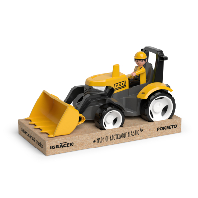 MultiGO ECO Žlutý traktor s radlicí