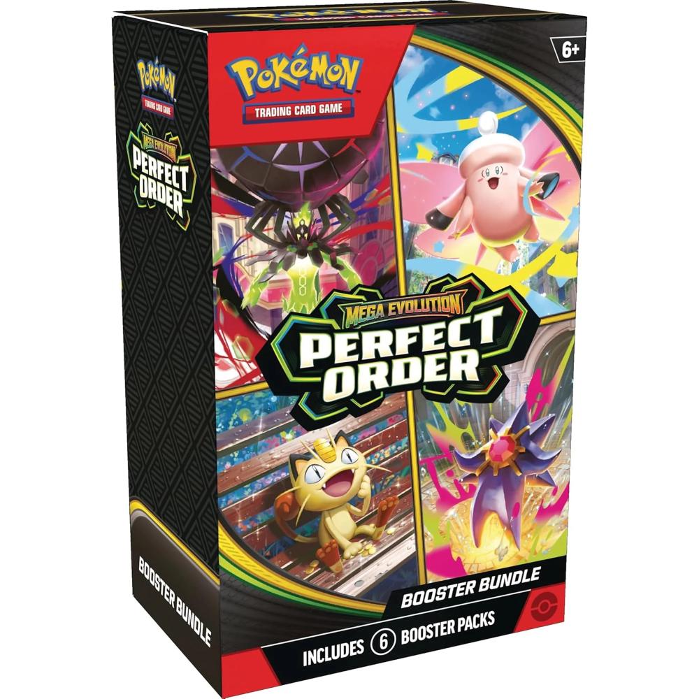 Nintendo Pokémon TCG: Mega Evolution - Perfect Order 6 Booster Bundle