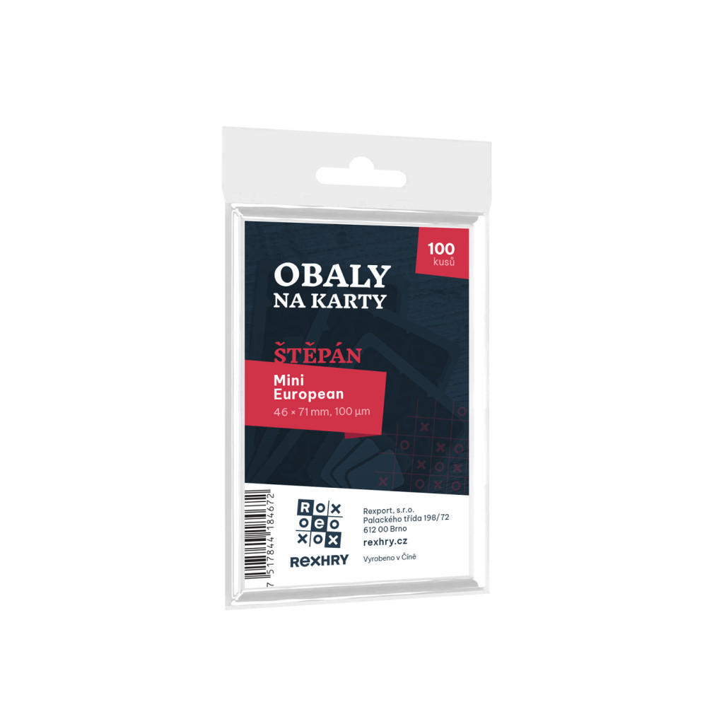 REXhry Obaly na karty REX - Mini European - Štěpán - 46x71 mm 100ks