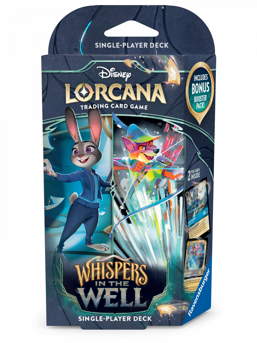 Ravensburger Disney Lorcana: Whispers in the Well Starter Deck Varianta: Saphire & Steel