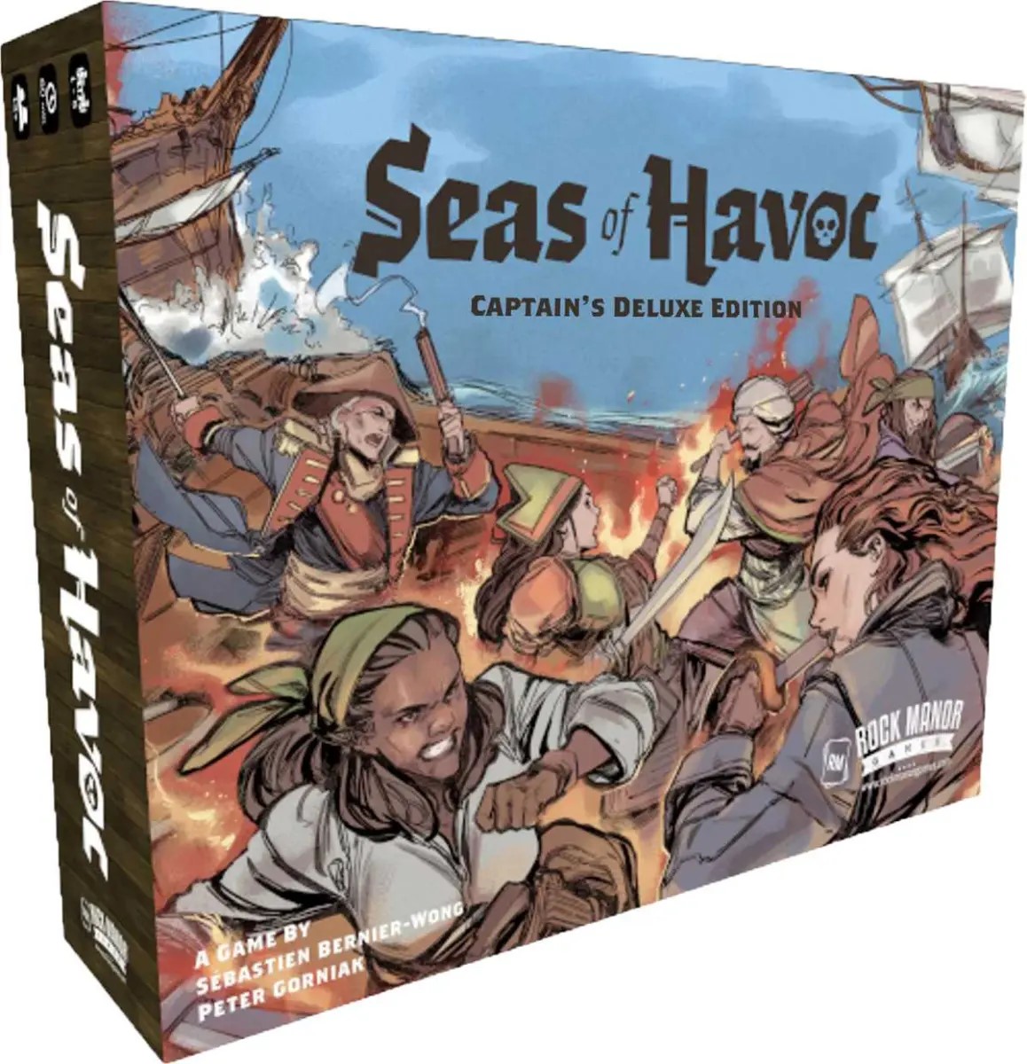 Rock Manor Games Poškozené - Seas of Havoc CAPTAIN'S DELUXE EDITION