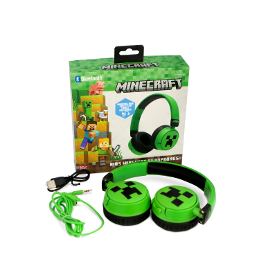 Sluchátka Minecraft Creeper
