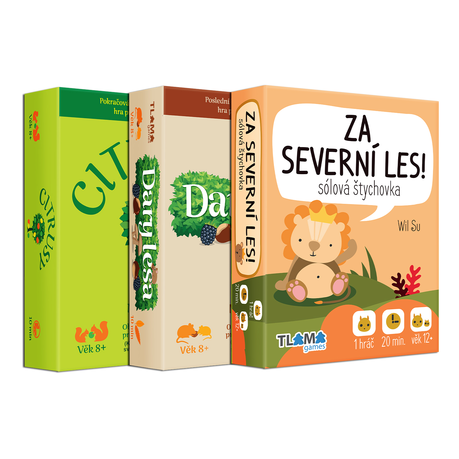 TLAMA games Citrusy + Dary lesa + Za severní les (Grove CZ + Forage CZ + For Northwood! CZ)