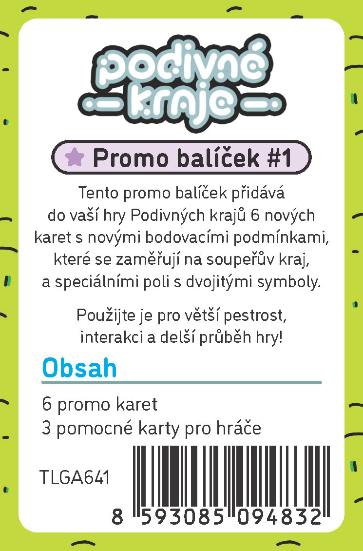 TLAMA games Podivné kraje: Promo balíček 1 (Confusing Lands: Promo Set 1 CZ)