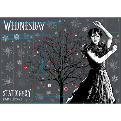 Wednesday adventní kalendář (papírenský)