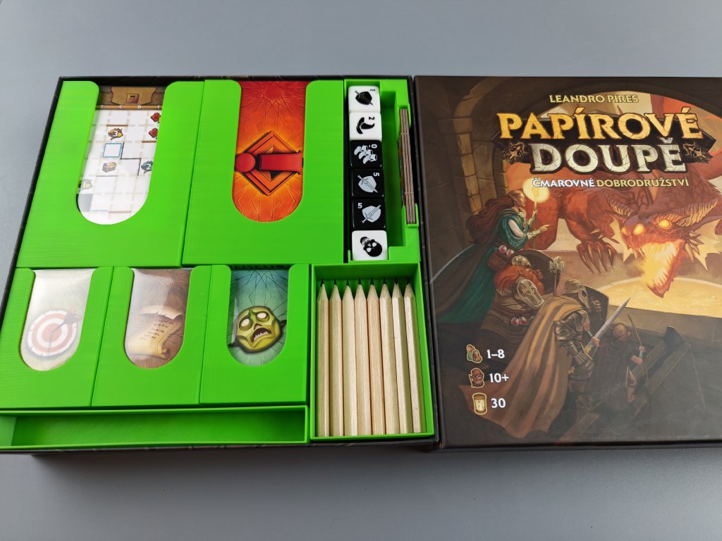 inserty.cz Insert: Papírové Doupě: Čmarovné dobrodružství + Nová dobrodružství (černý